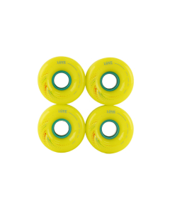 Roues 1LOVE Corro 65mm 80A Jaune