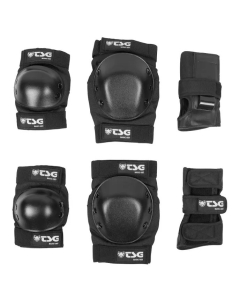 Set de protection TSG Basic L Noir