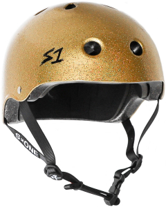 Casque S-ONE Lifer L Gold Gloss Glitter