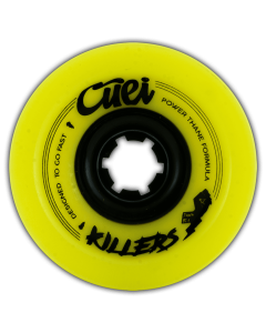 Roues CUEI Killers 74mm 80A Jaune Noir