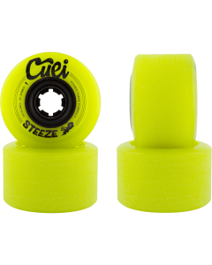 Roues CUEI Steeze 70mm 75A Jaune Noir