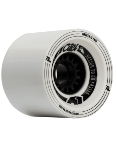 Roues CUEI A1 79mm 75A Blanc Noir