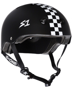 Casque S-ONE Lifer L Black Matte with Checkers