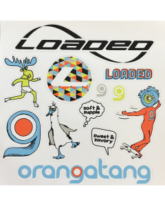 LOADED PLV ORANGATANG STICKERS PACK