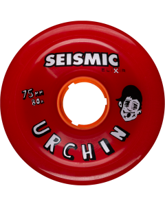 Roues SEISMIC Urchin 75mm 80A Opaque Rouge Elixir