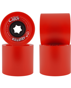 Roues CUEI Killers Flowthane 74mm 80A Rouge Noir