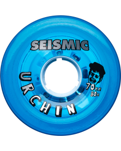 Roues SEISMIC Urchin 70mm 80A Crystal Clear Bleu Premium