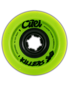 Roues CUEI Killers 74mm 77A Vert Noir