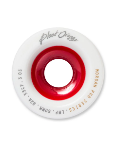 Roues Blood Orange Morgan Pro Series 60mm 82A Blanc Rouge