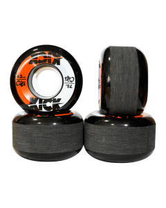 Roues CUEI Kick 62mm 78A Noir Orange Blanc