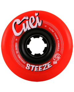 Roues CUEI Steeze 70mm 80A Rouge Noir