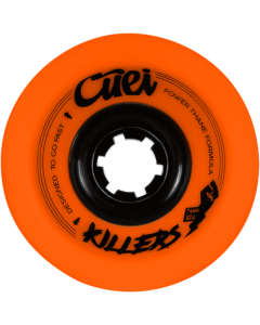 Roues CUEI Killers 74mm 82A Orange Noir