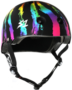 S-ONE HELMET LIFER BLACK MATTE RAINBOW SWIRL - Taille - S